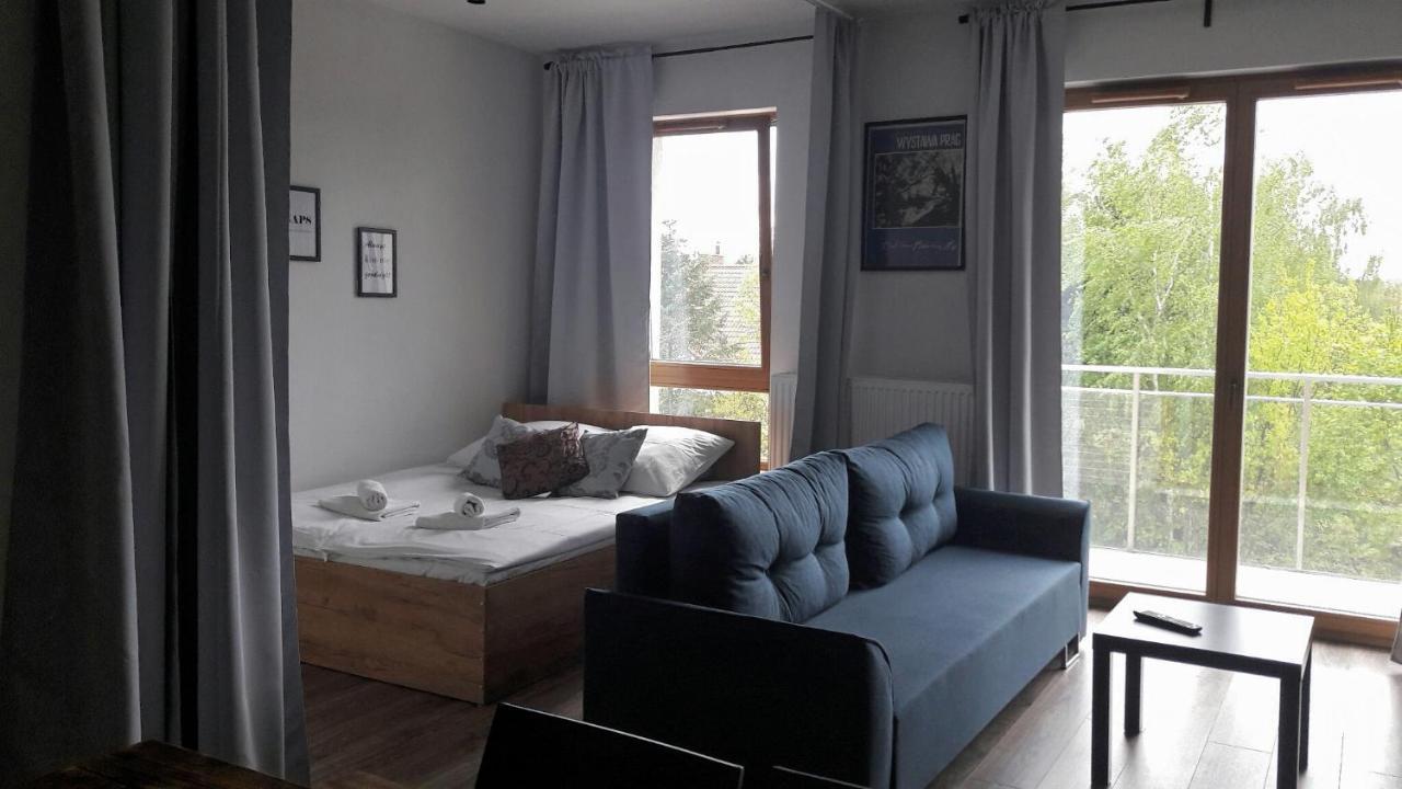 Silver Apartment in Wilanów Varsovia Exterior foto